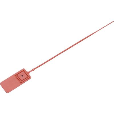 TRU COMPONENTS 5831604 Kabelbinder 248 mm 2.20 mm Rood Met traploze verstelling 1 stuk(s)