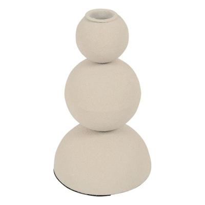 Kandelaar Saris S crème Ø10xH17,5cm