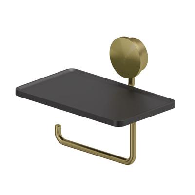 Toiletrolhouder met Planchet Geesa Opal Goud Geborsteld Geesa