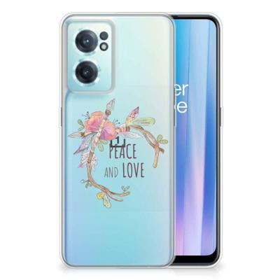 OnePlus Nord CE 2 5G Telefoonhoesje met Naam Boho Text OnePlus Nord CE 2 5G Telefoonhoesje met Naam Boho Text