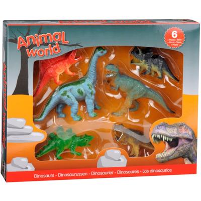 Johntoy Dinosaurussen giftbox, 6st.