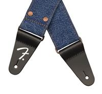 Fender x Wrangler® Riveted Denim Strap Indigo gitaarband - thumbnail