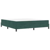 Boxspringbed met matras Donkergroen 180 x 200 cm Fluweel - thumbnail