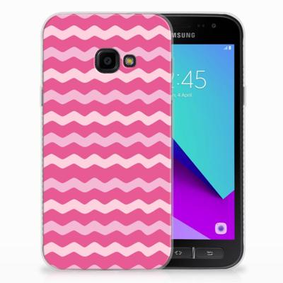 Samsung Galaxy Xcover 4 | Xcover 4s | TPU bumper | Waves Pink Samsung Galaxy Xcover 4 | Xcover 4s | TPU bumper | Waves Pink
