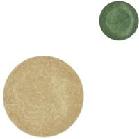 Decoratiebord Melamine Shine groen/goudkleurig 18 cm 2 assorti | 36 stuks - thumbnail