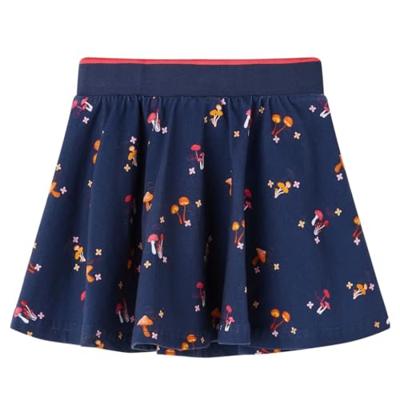 Kinderrokje met paddenstoelenprint 140 marineblauw Kinderrokje met paddenstoelenprint 140 marineblauw