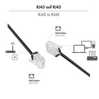 LogiLink CQ3013U RJ45 Netwerkkabel, patchkabel CAT 6A U/UTP 0.30 m Zwart Extreem dun, Zeer flexibel, Vlambestendig, Halogeenvrij 1 stuk(s) - thumbnail