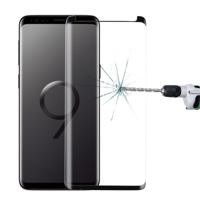 Voor Galaxy S9 9u oppervlaktehardheid 3D gebogen rand anti-kras niet-volledig scherm HD gehard glas Screen Protector (zwart) - thumbnail