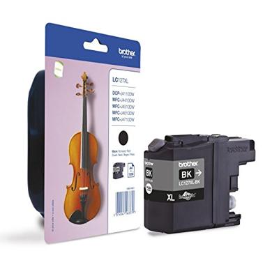 Brother LC-127XLBKBPDR inktcartridge 1 stuk(s) Origineel Hoog (XL) rendement Zwart Brother LC-127XLBKBPDR inktcartridge 1 stuk(s) Origineel Hoog (XL) rendement Zwart