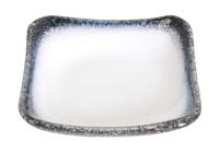 Vierkant Porselein Bord Grijs Wit - Tajimi - 14 x 14 x 3.5 cm - thumbnail