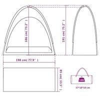 Opbergtent waterdicht groen - thumbnail