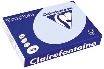 Clairefontaine Trophée Pastel, gekleurd papier, A4, 120 g, 250 vel, azuurblauw