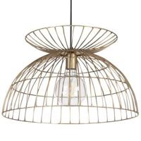 Beliani - MAHANADI - Hanglamp - Messing - Metaal - thumbnail