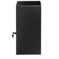 Pakketbrievenbus Logixbox Frontbox Uni achteruitname - zwart - thumbnail