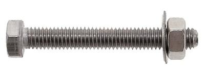 Bofix vork-kroonbout rvs m6-40 compleet (10st)