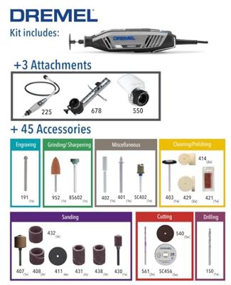 Dremel Multitool 4250-3/45 + 45 accessoires - F0134250JF - thumbnail
