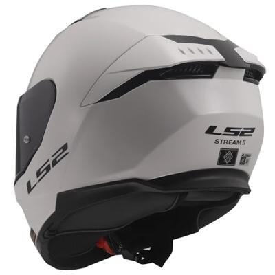 LS2 integraalhelm "ff808 stream ii solid" helmet ff808 stre.ii solid xl white