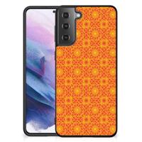 Samsung Galaxy S21 Plus Back Case Batik Oranje - thumbnail