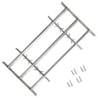 VidaXL Raambeveiliging verstelbaar met 3 dwarsstangen 700-1050 mm - thumbnail