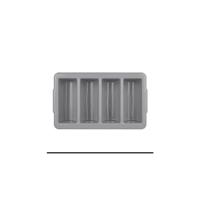 Bestekbak olympia kristallon 4 vakken grijs - thumbnail