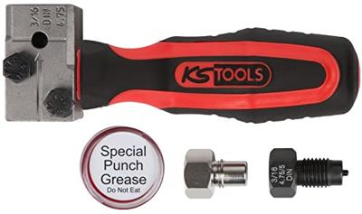 KS Tools 122.1215 FLAREFIXeco 4,75 mm universele remleidingbeurzenset, 4-delig