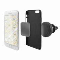 Magnetische Mobiele Telefoonhouder voor in Auto KSIX 360º Zwart - thumbnail