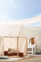 Kid's Concept Speeltent Junior 110x124 Cm Polyester/hout Wit - thumbnail