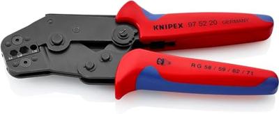 Knipex Krimptang compacte bouwvorm gebruineerd met meer-componentengrepen 195 mm - 975220 - thumbnail