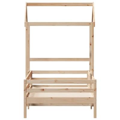 Bedframe met huisje massief grenenhout 75x190 cm