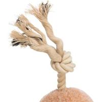 TRIXIE BE Nordic hondenspeelgoed, knuffeldier, geruisloze schelpsteen van pluche/touw - 36047 - thumbnail