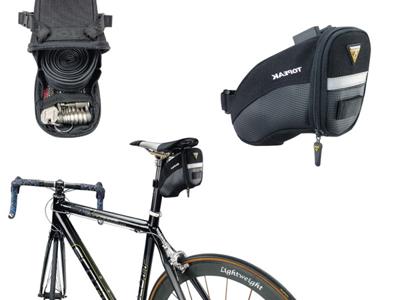 Topeak aero wp s zadeltas - zwart - sportief - 0,65l