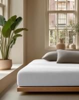 Dreamhouse Hoeslaken Mousseline Wit 90 x 200 + 30 cm - thumbnail