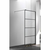 Boss & Wessing Douchewand Black Edition Geframed Zwart - Douchewand Black Edition 90x200 cm Geframed Zwart - thumbnail