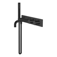 Style inbouw badthermostaat muur mat zwart - thumbnail