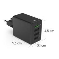 Hama USB-oplader 35.00 W Zwart - thumbnail