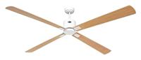 CasaFan ECO NEO III 180-4 WE-AH/BU WiFi Flügel Ahorn/Buche Plafondventilator 28 W (Ø x h) 180 cm x 360 mm Wit Met afstandsbediening, Timer, Met wintermodus, - thumbnail