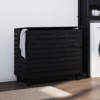 Wasmand 88,5x44x76 cm massief grenenhout - thumbnail