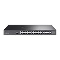TP-Link Omada SX3832 network switch Managed L2/L2+ 10G Ethernet (100/1000/10000) 1U Black - thumbnail