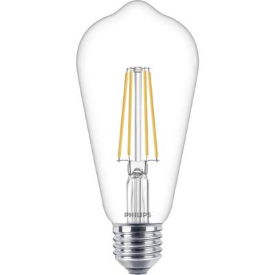 Philips LED 76305300 LED-lamp Energielabel E (A - G) E27 Speciale vorm 7 W = 60 W Warmwit (Ø x l) 6.4 cm x 14 cm 1 stuk(s)