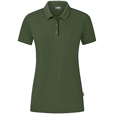 JAKO C6321D Polo Organic Stretch Dames - Olijf - 46