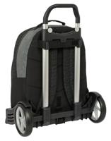 Schoolrugzak met Wielen BlackFit8 Old school Zwart Grijs 32 x 42 x 15 cm - thumbnail