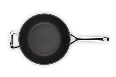 Le Creuset Wokpan met steel - Les Forgées TNS - ø 26 cm / 3.4 liter - standaard anti-aanbaklaag
