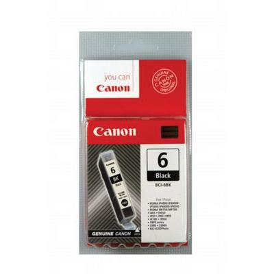 Canon Inktcartridge BCI-6 BK Origineel Zwart 4705 A 002