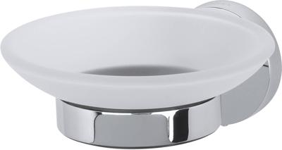 Haceka Kosmos Zeephouder met glazen inzet chroom 1208591