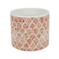 Bloempot Orange keramiek 12 cm | 12 stuks - thumbnail