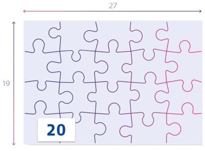 Clementoni legpuzzel super color disney stitch, 2x20st. - thumbnail