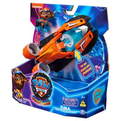 Paw Patrol Mighty Movie Hovercraft met Zuma + Licht en Geluid Paw Patrol Mighty Movie Hovercraft met Zuma + Licht en Geluid