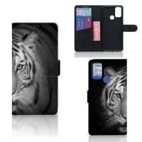 Alcatel 1S (2021) | Telefoonhoesje | Met pasjeshouder | Tijger - thumbnail