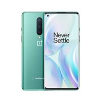 ONEPLUS 8 Smartphone Glacial Green 6.55''/16,6 cm Fluid AMOLED Display 90Hz Kr 8 GB RAM + 128 GB Triple Camera Warp Charge 30 Dual Sim 5G, Glacial groen - thumbnail