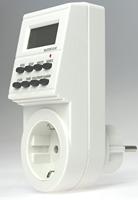 AS Schwabe 24032 Stopcontact-schakelklok Digitaal Weekprogramma 3500 W IP20 - thumbnail